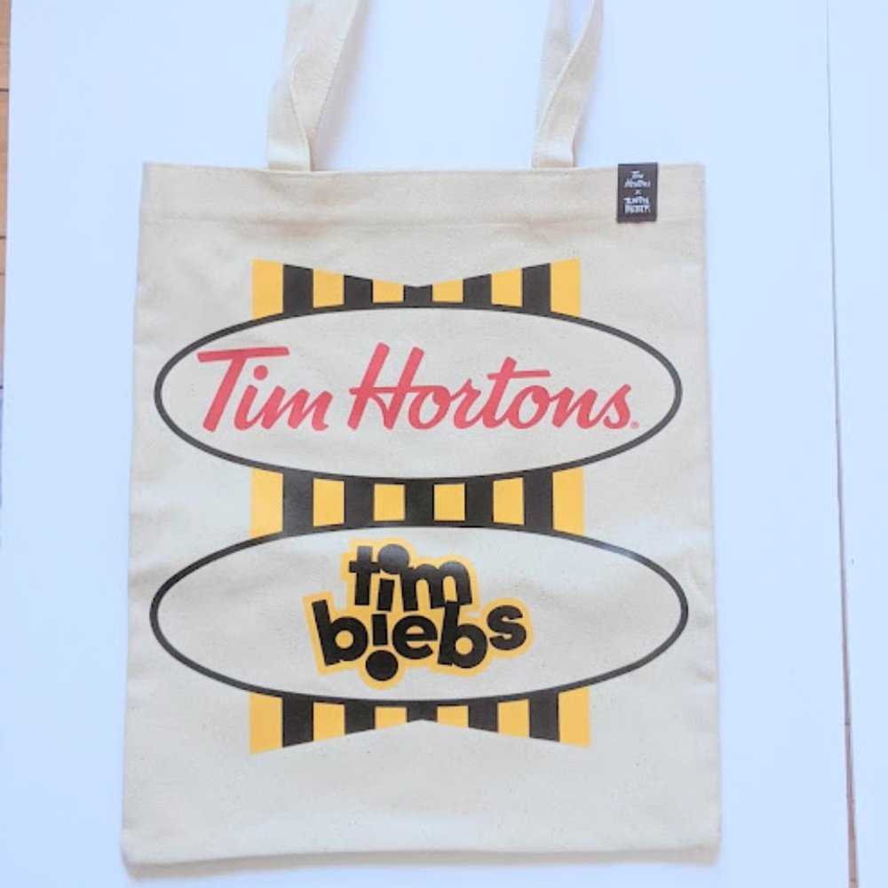 Justin Bieber Tim Hortons Tote Bag